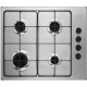 ZANUSSI Encimera a gas  ZGH62414XA. 4 zonas. Inoxidable. Sin zona gigante